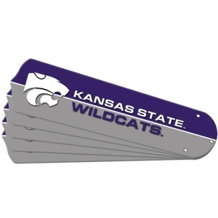 CEILING FAN DESIGNERS Ceiling Fan Designers 7990-KSU New NCAA KANSAS STATE WILDCATS 52 in. Ceiling Fan Blade Set 7990-KSU